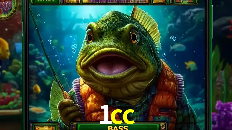Personagem de peixe pescador do popular jogo de slot com tema de pescaria, uma das emocionantes opções de caça-níqueis para jogar e ganhar no cassino 1cc.